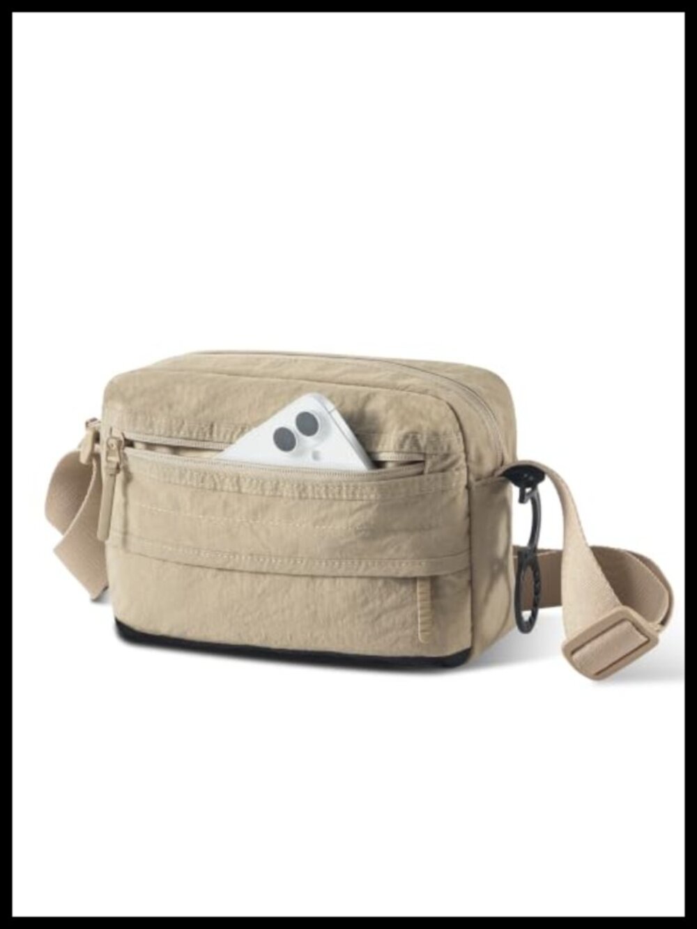 Small Crossbody Bag for Women Nylon Water-Resistant Travel Purse